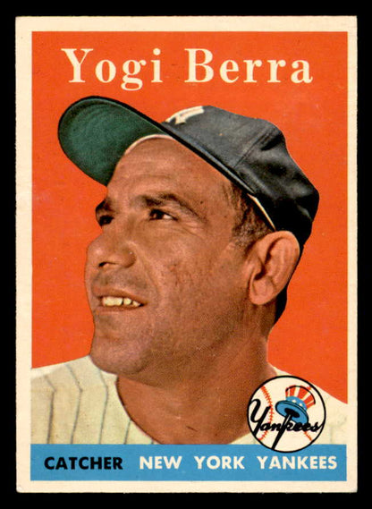1958 Topps Baseball #370 Yogi Berra Yankees EX-MT 567354