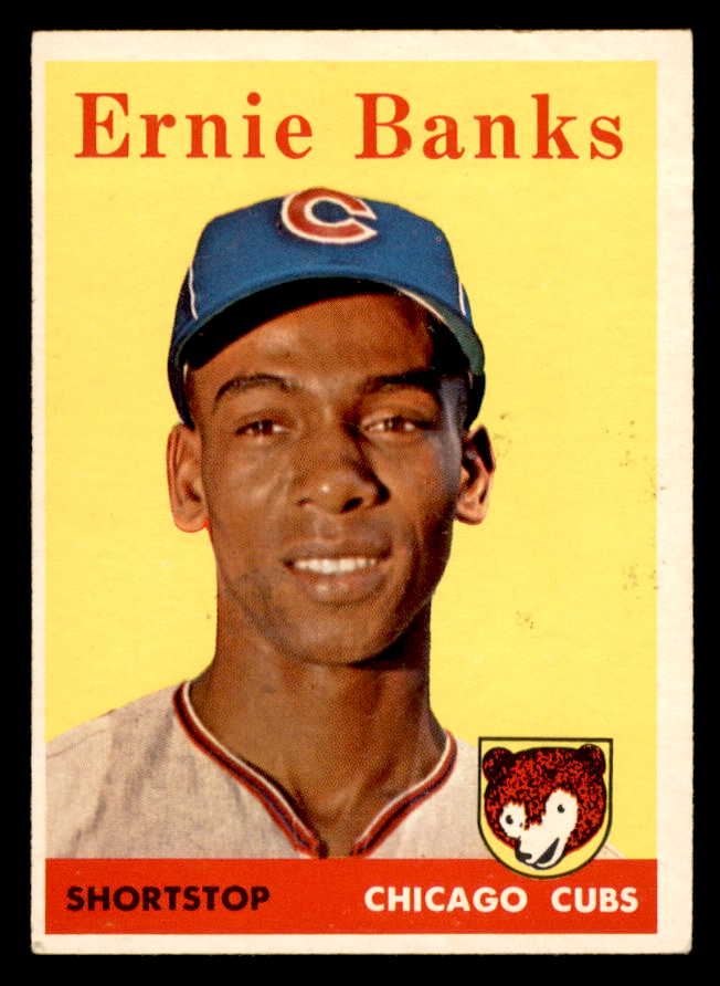 1958 Topps Baseball #310 Ernie Banks Cubs EX-MT 567355