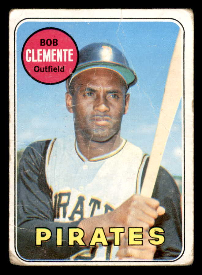 1969 Topps Baseball #050 Roberto Clemente Pirates VG 567365