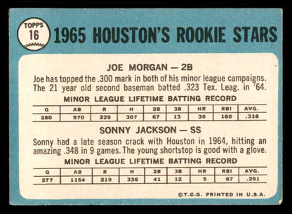 1965 Topps Baseball #016 Joe Morgan Astros VG 567367