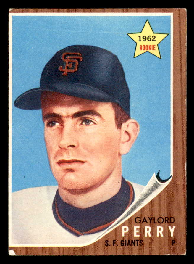 1962 Topps Baseball #199 Gaylord Perry Giants VG 567373