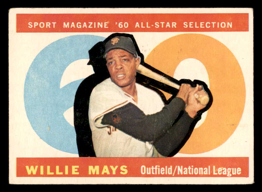 1960 Topps Baseball #564 Willie Mays A.S. Giants VG-EX 567379