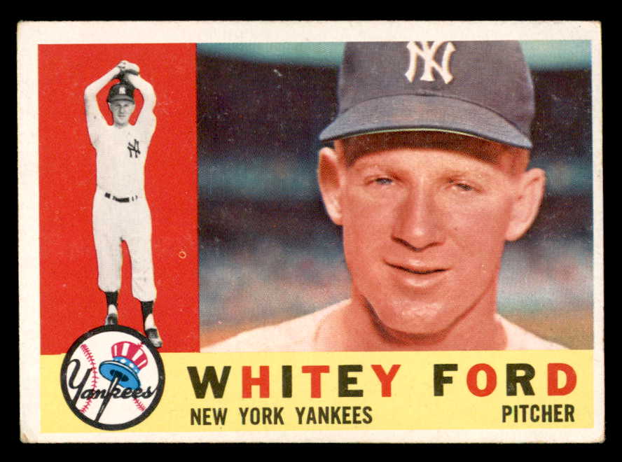 1960 Topps Baseball #035 Whitey Ford Yankees VG-EX 567380