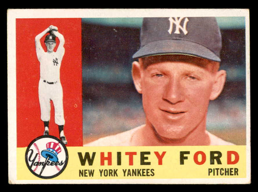 1960 Topps Baseball #035 Whitey Ford Yankees VG-EX 567380