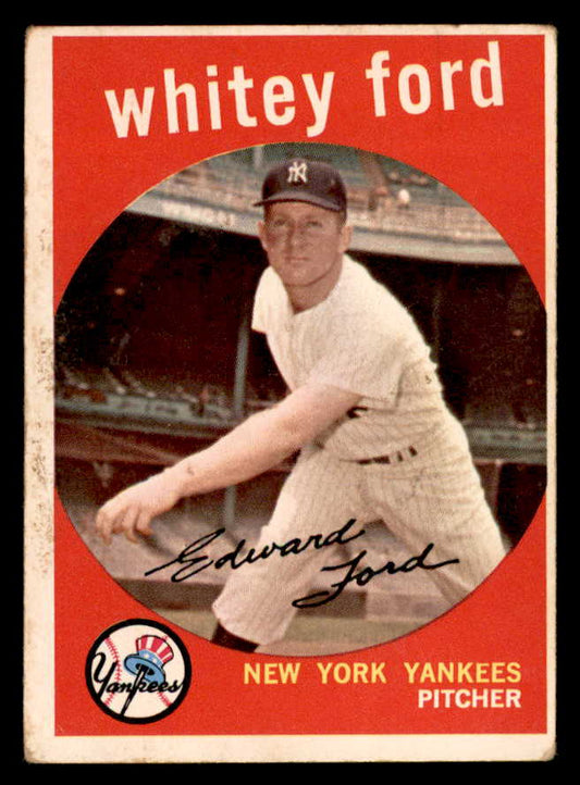 1959 Topps Baseball #430 Whitey Ford Yankees VG 567383