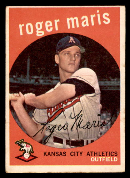 1959 Topps Baseball #202 Roger Maris A's VG-EX 567386