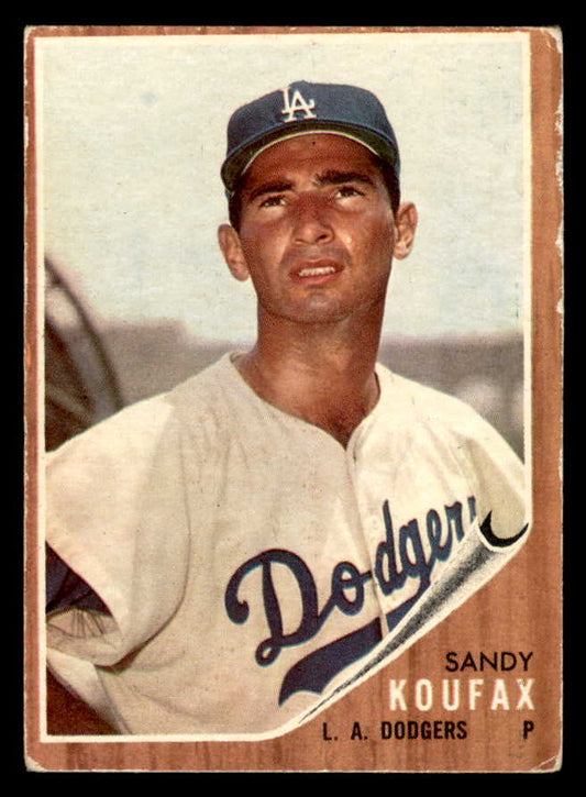 1962 Topps Baseball #005 Sandy Koufax Dodgers VG 567388