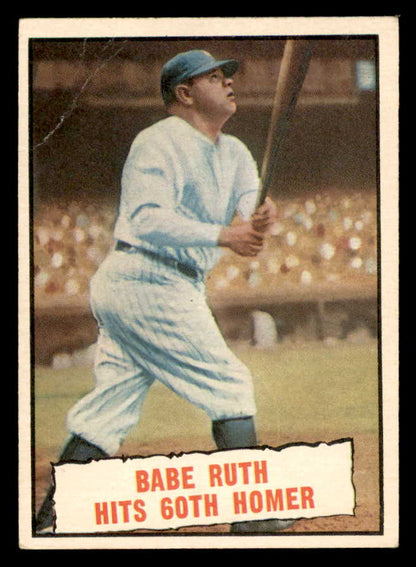 1961 Topps Baseball #401 Babe Ruth Yankees VG 567393
