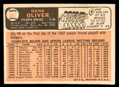 1966 Topps Baseball #541 Gene Oliver Braves VG-EX 567400