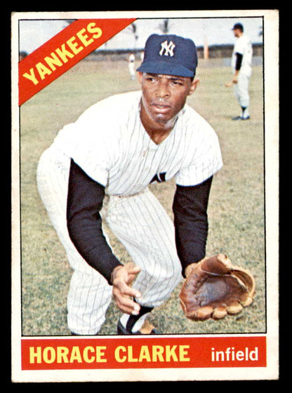 1966 Topps Baseball #547 Horace Clarke Yankees EX-MT 567402