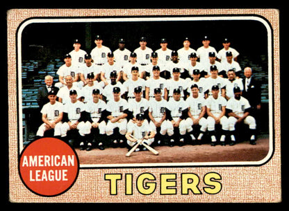 1968 Topps Baseball #528 Detroit Tigers Team VG-EX 567407