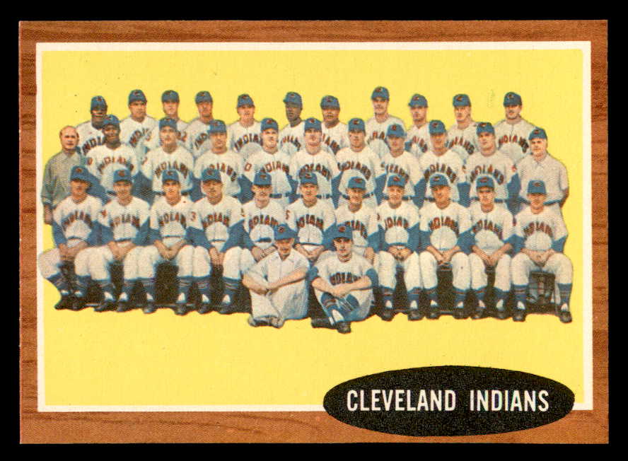 1962 Topps Baseball #537 Cleveland Indians Team NR-MT 567409