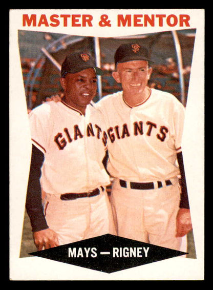 1960 Topps Baseball #007 Willie Mays Bill Rigney EX-MT 567412