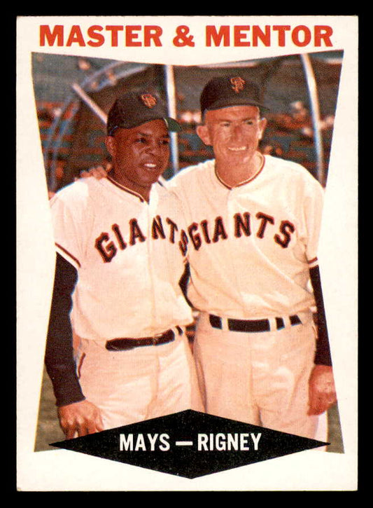 1960 Topps Baseball #007 Willie Mays Bill Rigney EX-MT 567412