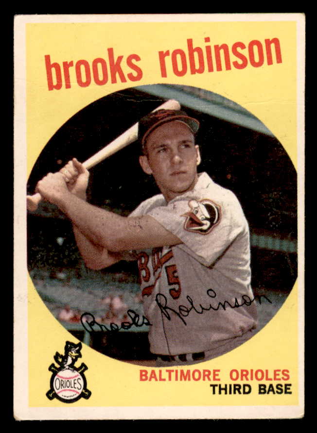 1959 Topps Baseball #439 Brooks Robinson Orioles VG 567414