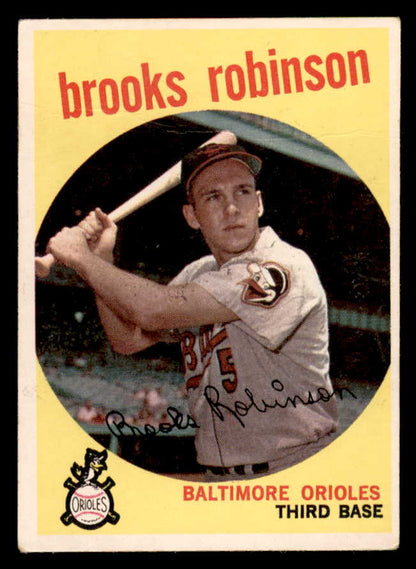 1959 Topps Baseball #439 Brooks Robinson Orioles VG 567414