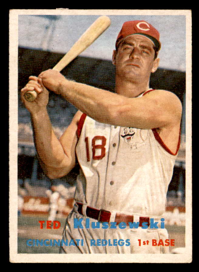 1957 Topps Baseball #165 Ted Kluszewski Reds VG-EX 567428