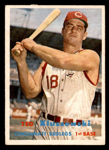 1957 Topps Baseball #165 Ted Kluszewski Reds VG-EX 567428