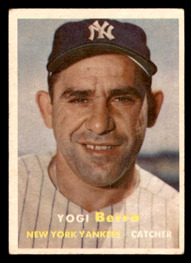 1957 Topps Baseball #002 Yogi Berra Yankees VG-EX 567429