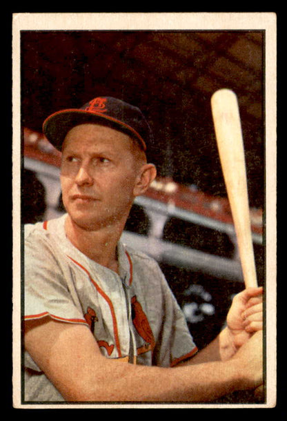 1953 Bowman Color Baseball #101 Red Schoendienst Cardinals VG-EX 567432