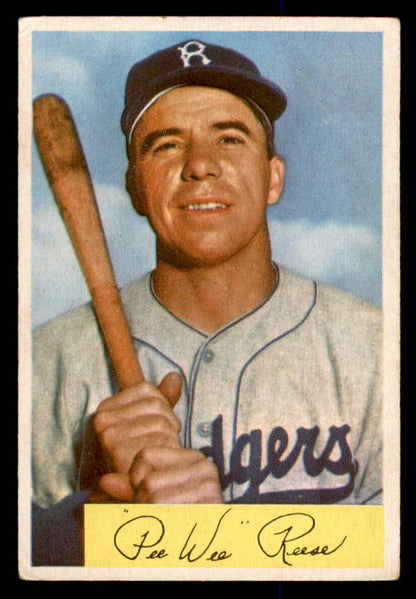 1954 Bowman Baseball #058 Pee Wee Reese Dodgers VG 567434