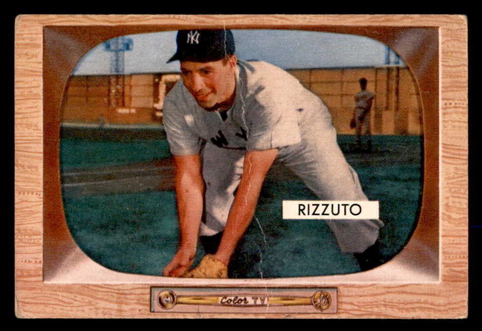 1955 Bowman Baseball #010 Phil Rizzuto Yankees VG 567435