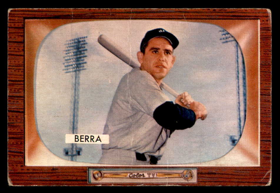 1955 Bowman Baseball #168 Yogi Berra Yankees VG 567438