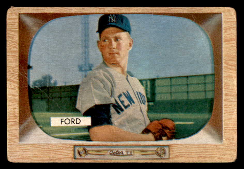 1955 Bowman Baseball #059 Whitey Ford Yankees VG 567439