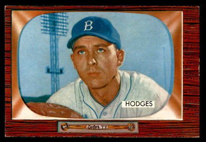 1955 Bowman Baseball #158 Gil Hodges Dodgers EX-MT 567442