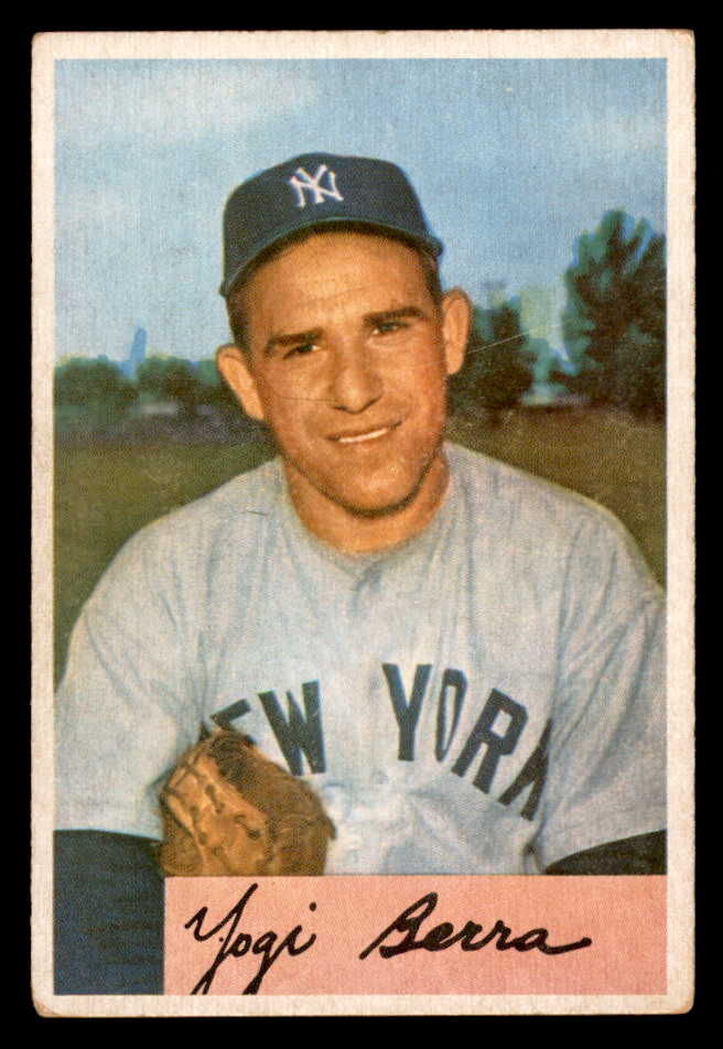 1954 Bowman Baseball #161 Yogi Berra Yankees Good 567444