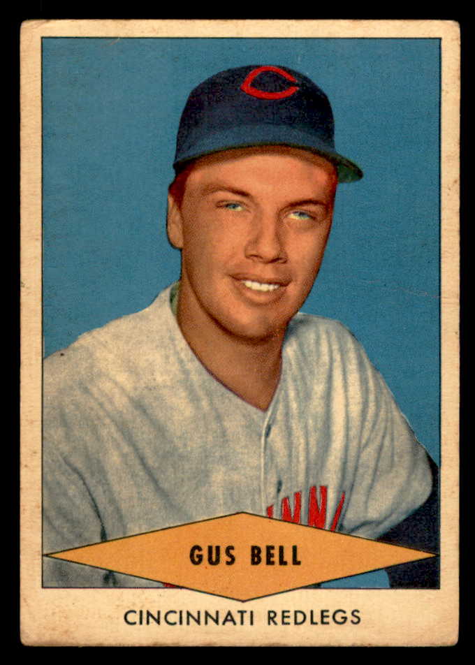 1954 Red Heart Gus Bell Reds VG 567446
