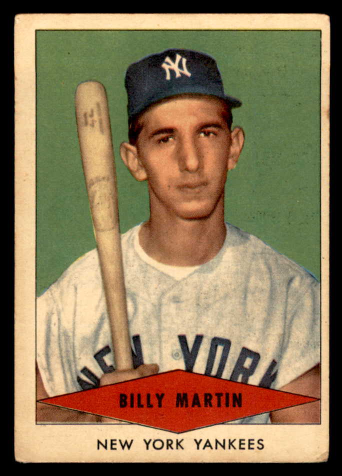 1954 Red Heart Billy Martin Yankees VG 567448