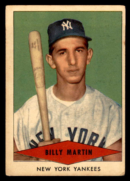 1954 Red Heart Billy Martin Yankees VG 567448