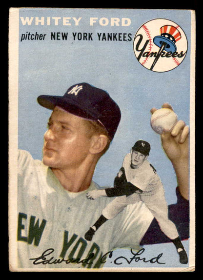 1954 Topps Baseball #037 Whitey Ford Yankees VG-EX 567455
