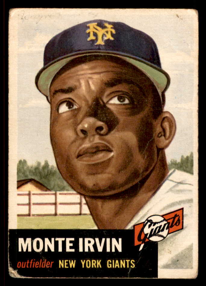 1953 Topps Baseball #062 Monte Irvin Giants FR-GD 567474