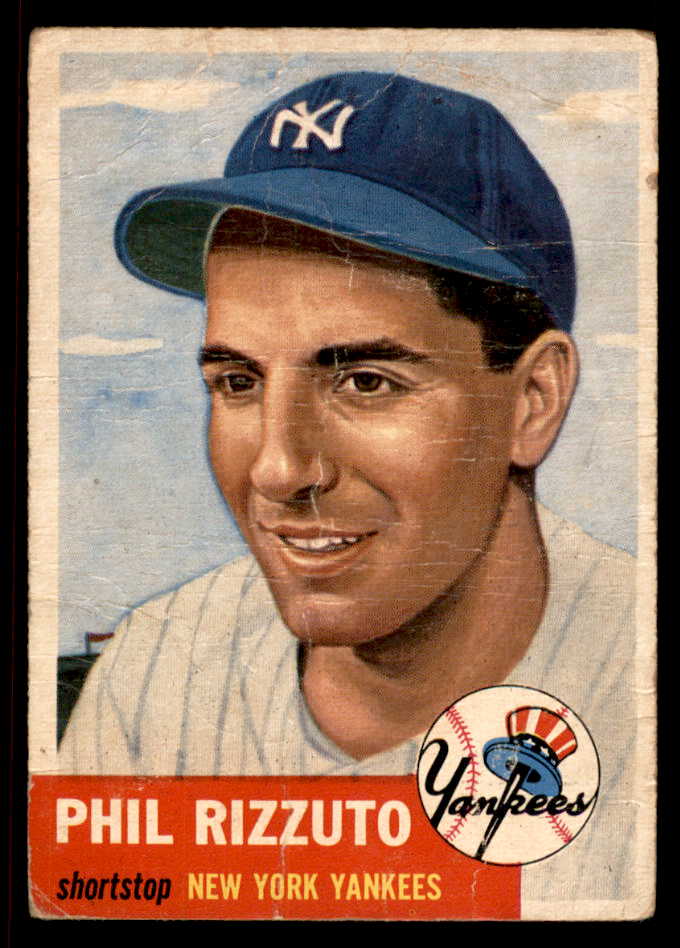 1953 Topps Baseball #114 Phil Rizzuto Yankees Poor 567481