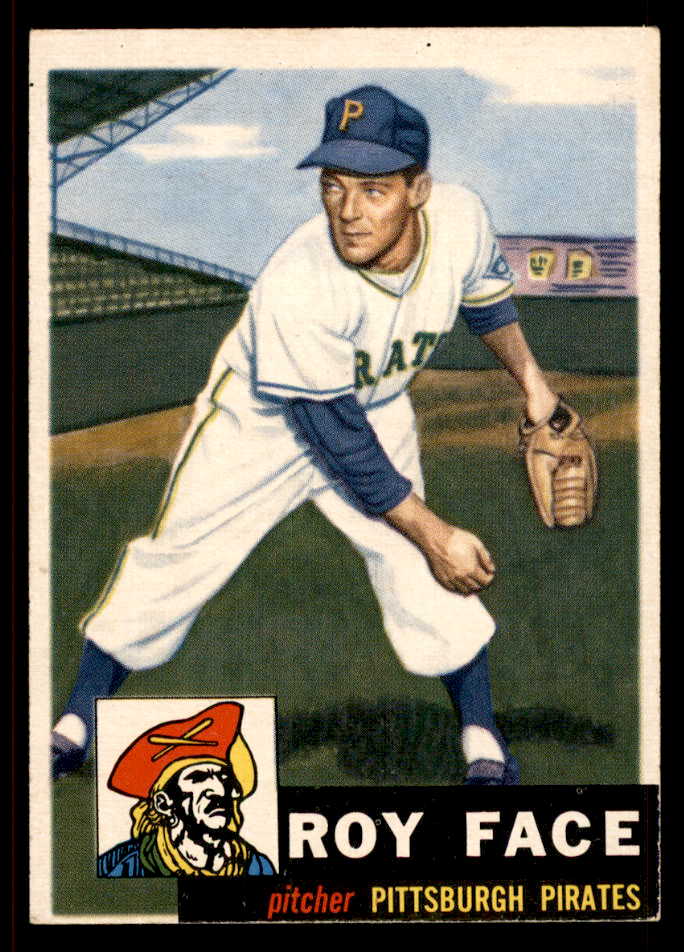 1953 Topps Baseball #246 Roy Face Pirates EX-MT 567485