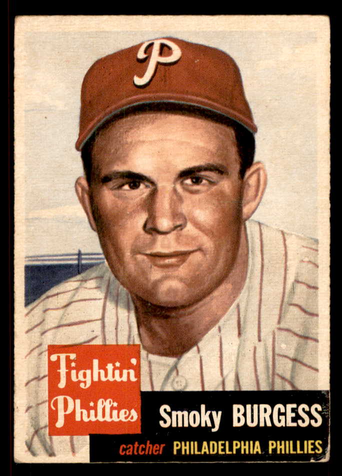 1953 Topps Baseball #010 Smoky Burgess Phillies VG-EX 567486