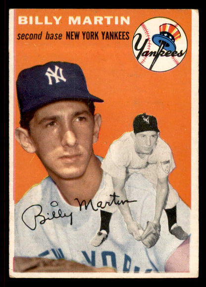 1954 Topps Baseball #013 Bill Martin Yankees EX 567492