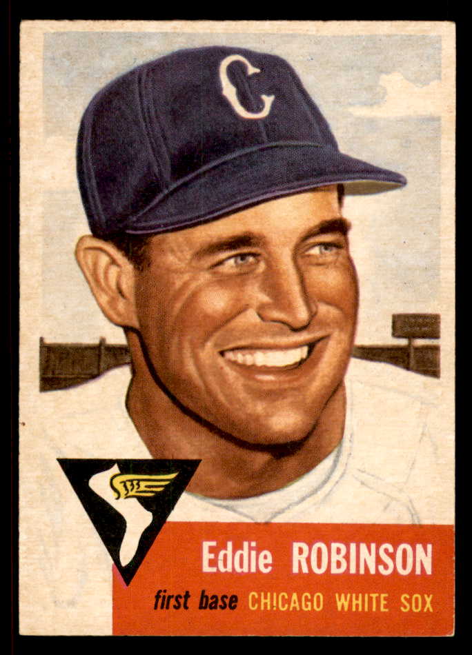 1953 Topps Baseball #073 Eddie Robinson White Sox EX-MT 567494