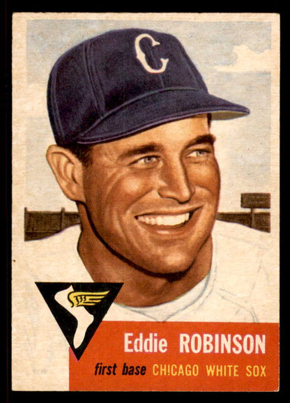 1953 Topps Baseball #073 Eddie Robinson White Sox EX-MT 567494