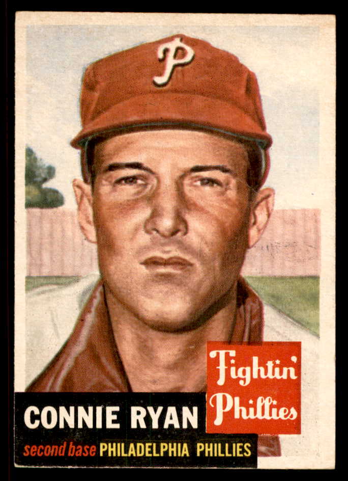 1953 Topps Baseball #102 Connie Ryan Phillies EX-MT 567496