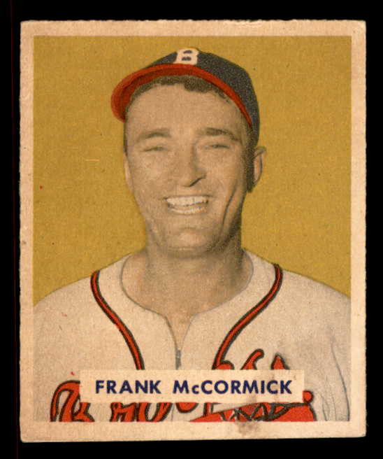 1949 Bowman Baseball #239 Frank McCormick Braves EX-MT 567503