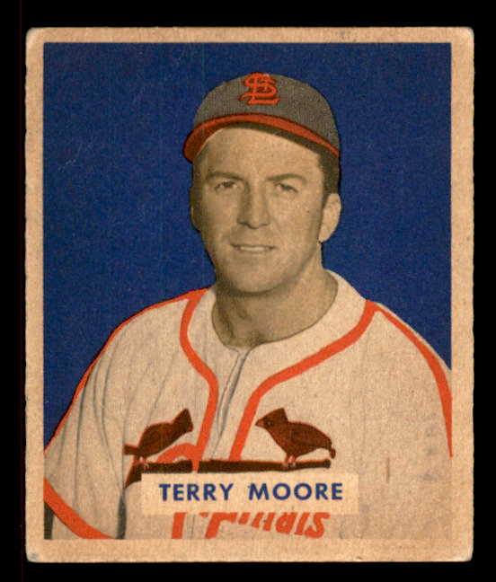 1949 Bowman Baseball #174 Terry Moore Cardinals EX 567504