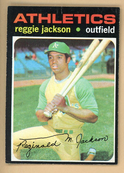 1971 Topps Baseball #020 Reggie Jackson A's EX+/EX-MT 567510