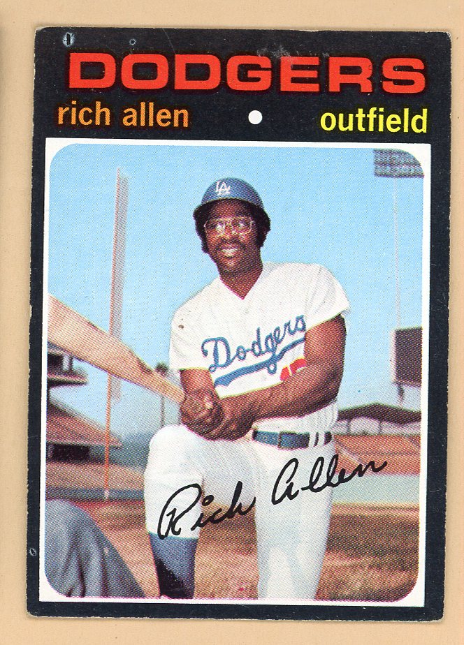 1971 Topps Baseball #650 Rich Allen Dodgers EX 567511