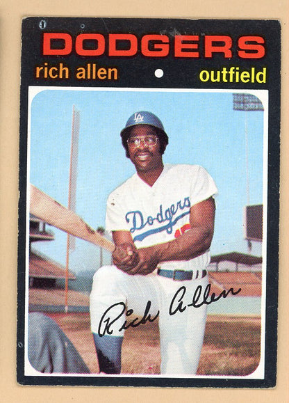 1971 Topps Baseball #650 Rich Allen Dodgers EX 567511