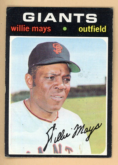 1971 Topps Baseball #600 Willie Mays Giants VG-EX 567513
