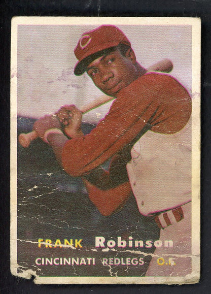 1957 Topps Baseball #035 Frank Robinson Reds Poor 567515