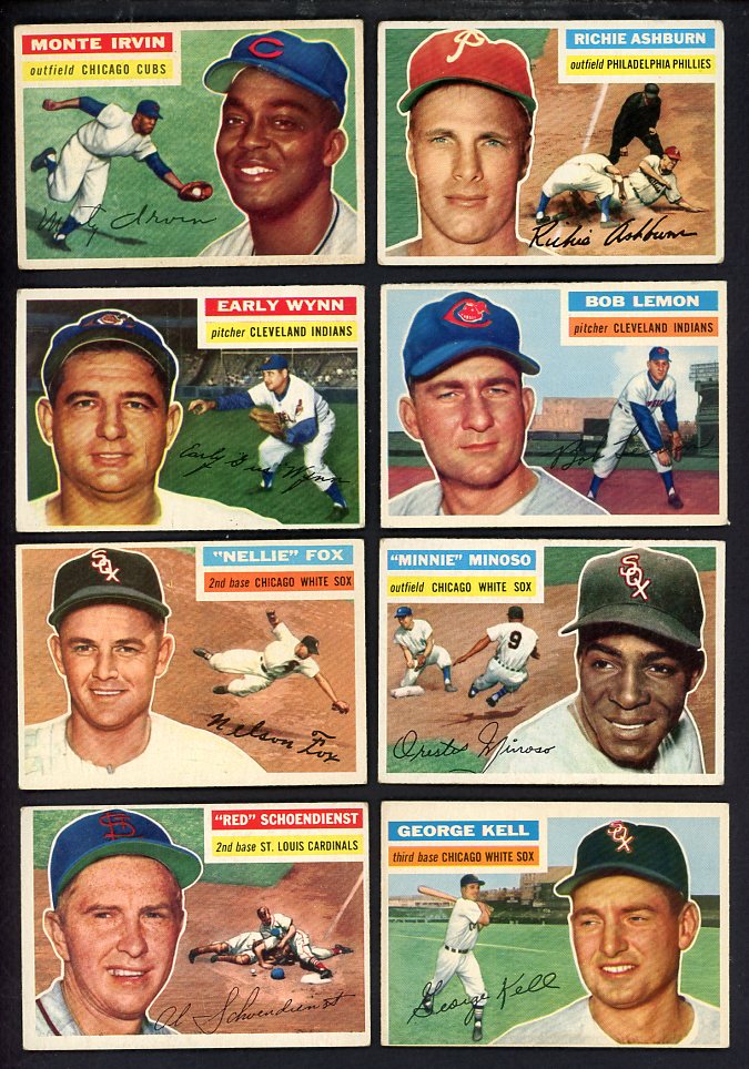 1956 Topps Set Lot 126 Diff VG-EX/EX Ashburn Fox Irvin 567529